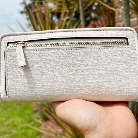 Kate Spade  Large Slim Bifold Wallet Neutral - Picture 5 of 6